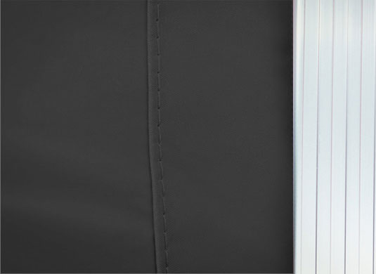 2m x 2m Compact 40 Instant Shelter Sidewalls Black Image 3