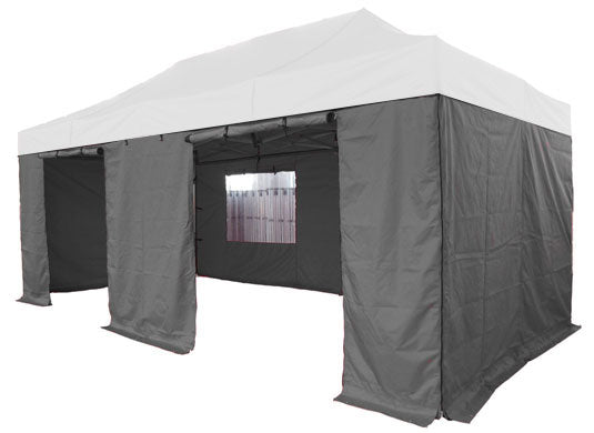 3m x 6m Extreme 50 Instant Shelter Sidewalls Black Main Image