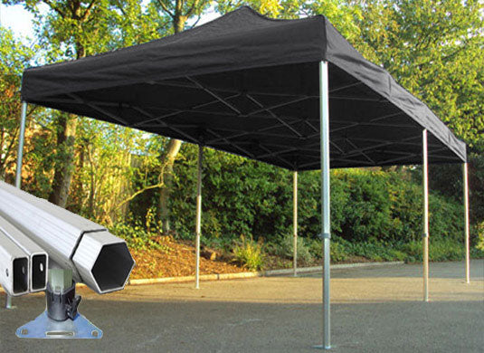 5m x 2.5m Extreme 40 Instant Shelter Black Image 2