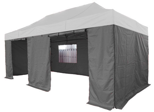 3m x 6m Extreme 40 Instant Shelter Sidewalls Black Main Image