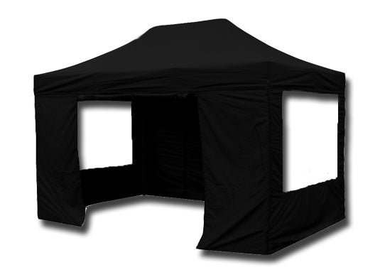 3m x 4.5m Trader-Max 30 Instant Shelter Black Image 11