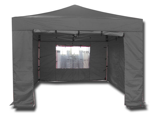 3m x 3m Extreme 50 Instant Shelter Gazebos Black Image 14