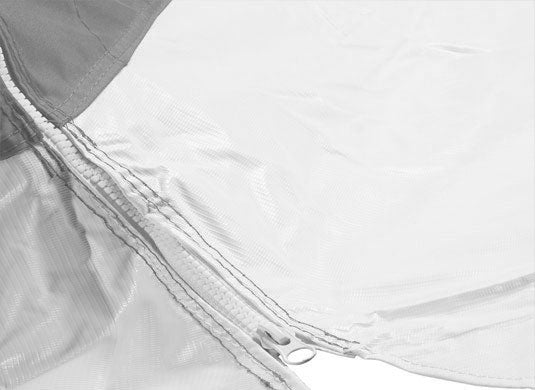 3m x 6m Extreme 50 Instant Shelter Sidewalls Black/Silver Image 6