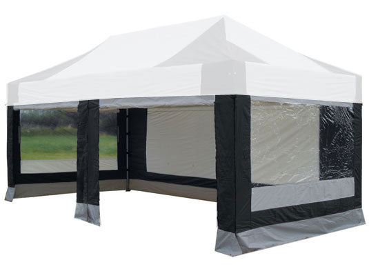 3m x 6m Extreme 50 Instant Shelter Sidewalls Black/Silver Main Image