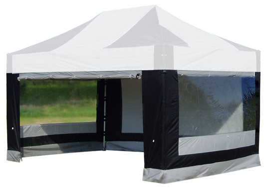 3m x 4.5m Extreme 50 Instant Shelter Sidewalls Black/Silver Main Image