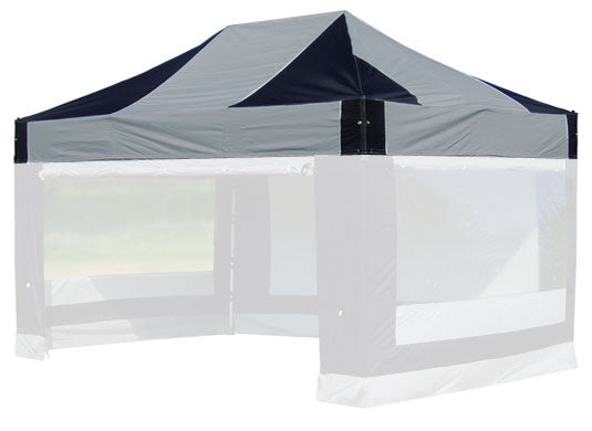 3m x 4.5m Extreme 50 Instant Shelter Replacement Canopy Black/Silver Main Image