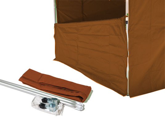 6m Instant Shelter Half Sidewall Brown Image 3