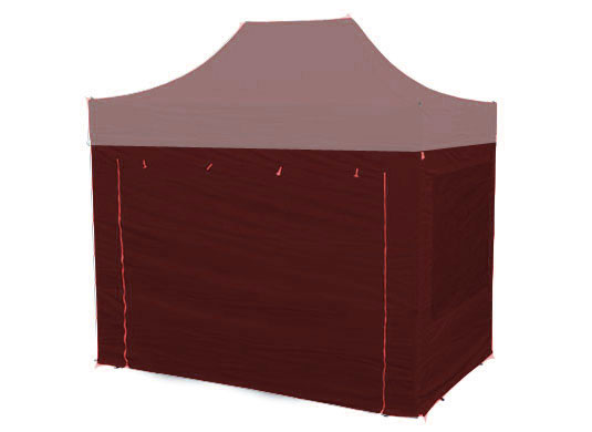 3m x 2m Trader-Max 30 Instant Shelter Sidewalls Brown Main Image