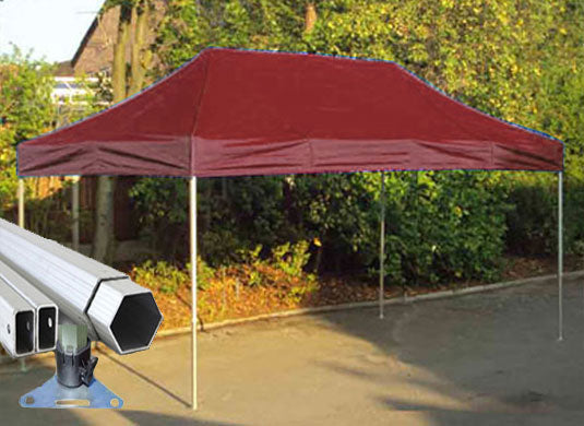 3m x 4.5m Extreme 40 Instant Shelter Brown Image 2