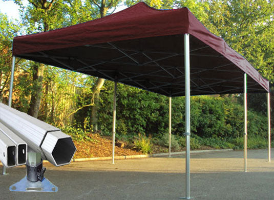 3m x 6m Extreme 40 Instant Shelter Brown Image 2