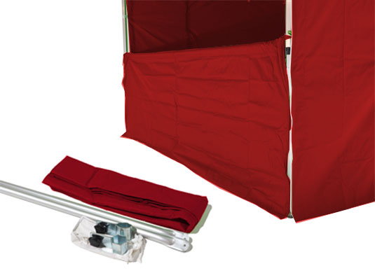 6m Instant Shelter Half Sidewall Burgundy Image 3