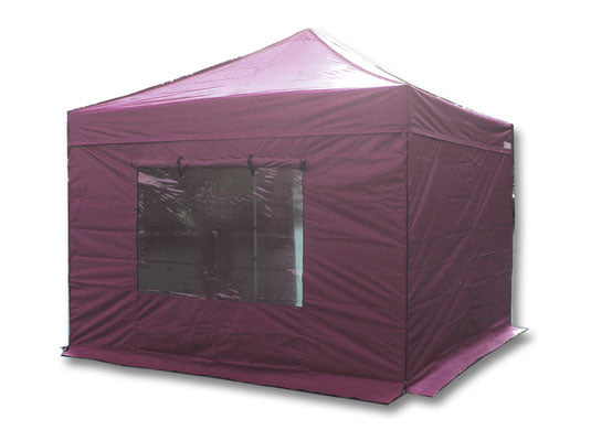3m x 3m Compact 40 Instant Shelter Burgundy Image 15