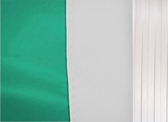 3m x 6m Extreme 50 Instant Shelter Sidewalls Green/White Image 3