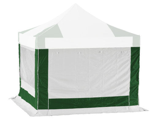 4m x 4m Extreme 50 Instant Shelter Sidewalls Green/White Main Image