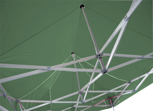 6m Extreme 50 Hexagonal Instant Shelter Pop Up Gazebos Green Image 6