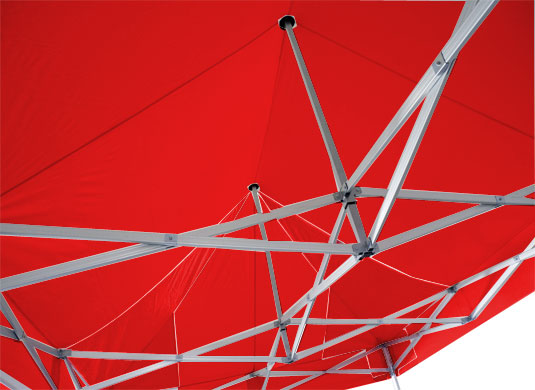 3m x 3m Extreme 50 Instant Shelter Gazebos Red Image 6