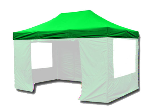 3m x 4.5m Trader-Max 30 Instant Shelter Replacement Canopy Lime Green Main Image