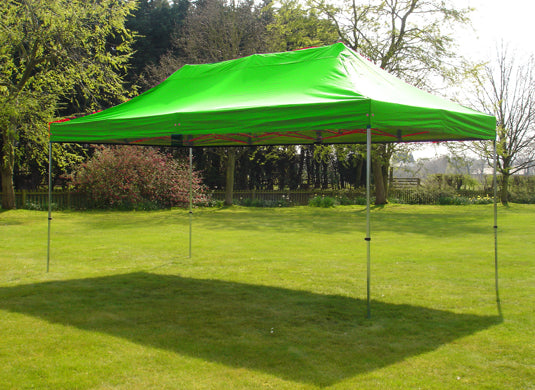 3m x 4.5m Trader-Max 30 Instant Shelter Lime Green Image 3