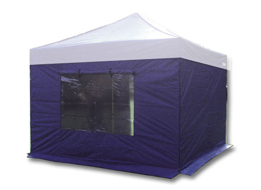 3m x 3m Compact 40 Instant Shelter Sidewalls Navy Blue Main Image