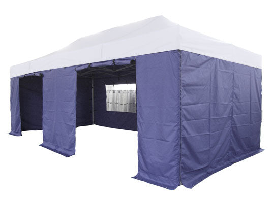 8m x 4m Extreme 50 Instant Shelter Sidewalls Navy Blue Main Image