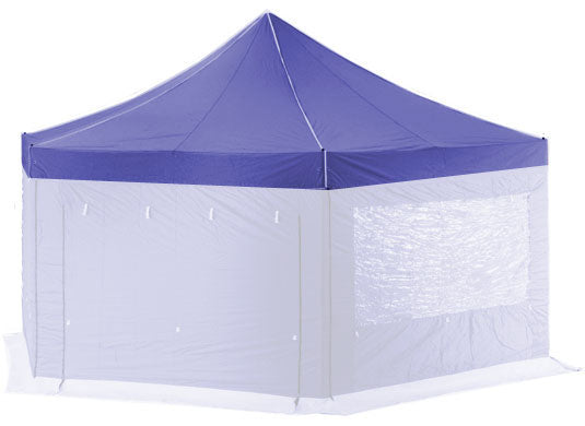 6m Extreme 50 Hexagonal Instant Shelter Replacement Canopy Navy Blue Main Image