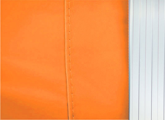 3m x 3m Compact 40 Instant Shelter Sidewalls Orange Image 3