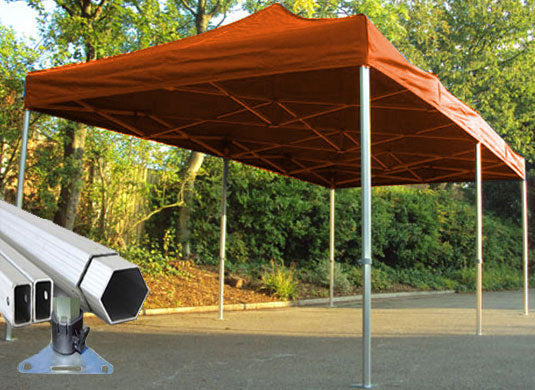 5m x 2.5m Extreme 40 Instant Shelter Orange Image 2