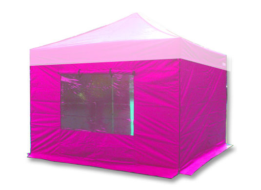 3m x 3m Compact 40 Instant Shelter Sidewalls Pink Main Image