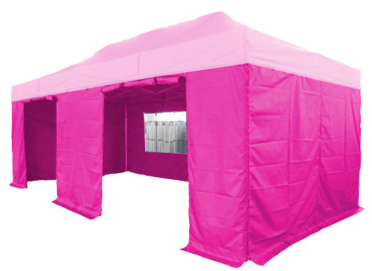 3m x 6m Extreme 40 Instant Shelter Sidewalls Pink Main Image