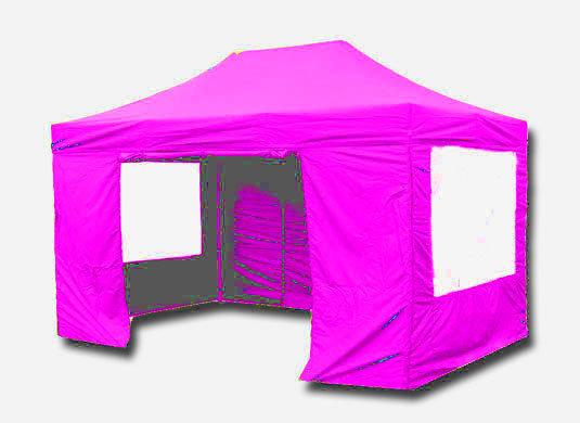 3m x 4.5m Trader-Max 30 Instant Shelter Pink Image 11