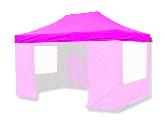 3m x 4.5m Trader-Max 30 Instant Shelter Replacement Canopy Pink Main Image