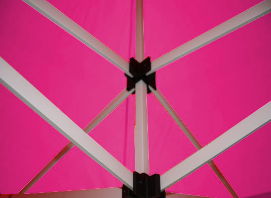3m x 4.5m Trader-Max 30 Instant Shelter Pink Image 9