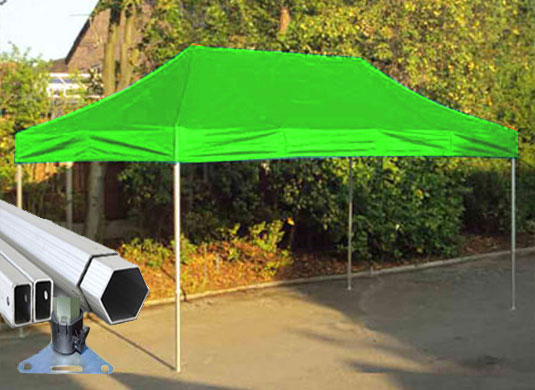3m x 4.5m Extreme 40 Instant Shelter Lime Green Image 2