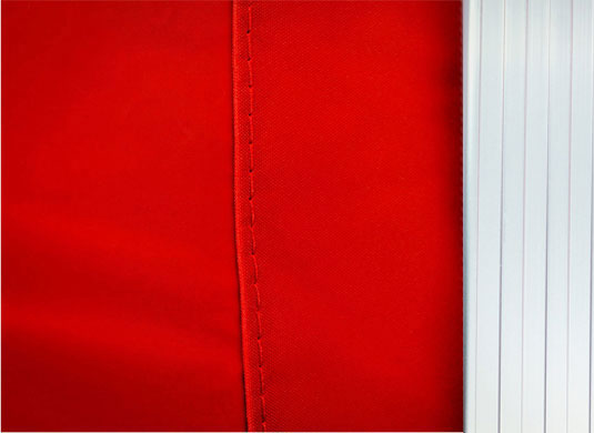3m x 4.5m Extreme 40 Instant Shelter Sidewalls Red Image 3