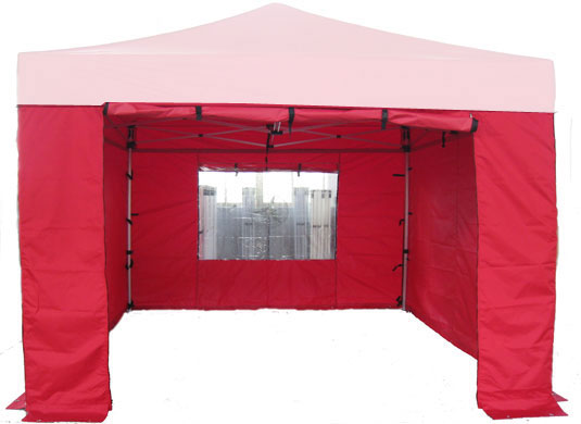 3m x 3m Extreme 50 Instant Shelter Sidewalls Red Main Image