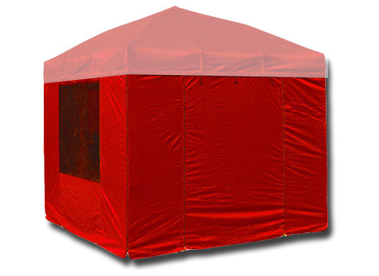 3m x 3m Trader-Max 30 Instant Shelter Sidewalls Red Main Image