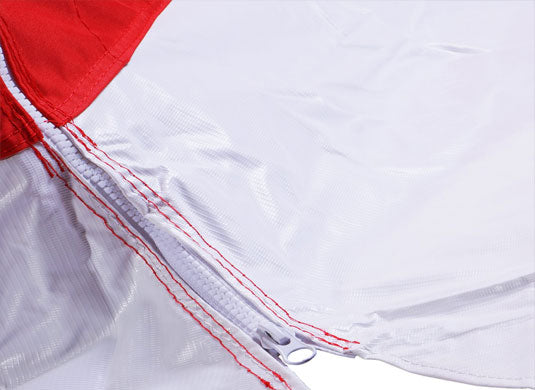 3m x 3m Extreme 50 Instant Shelter Sidewalls Red/White Image 6