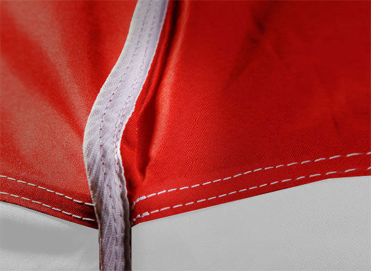 6m x 4m Extreme 50 Instant Shelter Replacement Canopy Red/White Image 2