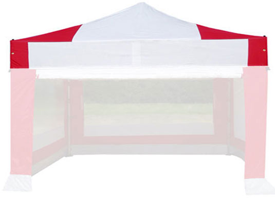 3m x 3m Extreme 50 Instant Shelter Replacement Canopy Red/White Main Image
