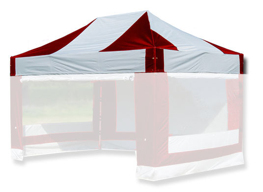 3m x 4.5m Extreme 50 Instant Shelter Replacement Canopy Red/White Main Image