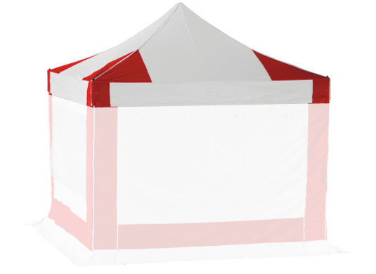 4m x 4m Extreme 50 Instant Shelter Replacement Canopy Red/White Main Image