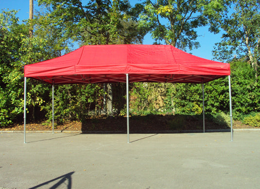 5m x 2.5m Trader-Max 30 Instant Shelter Red 2