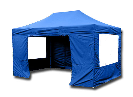 3m x 4.5m Trader-Max 30 Instant Shelter Royal Blue Image 11