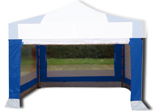 3m x 3m Extreme 50 Instant Shelter Sidewalls Royal Blue/White Main Image