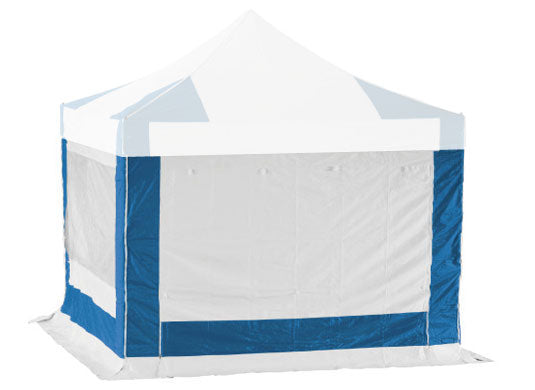 4m x 4m Extreme 50 Instant Shelter Sidewalls Royal Blue/White Main Image
