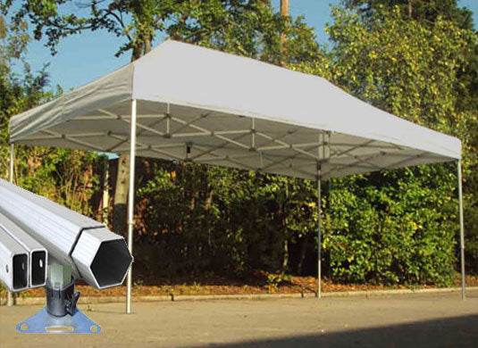 3m x 4.5m Extreme 40 Instant Shelter Silver Image 2