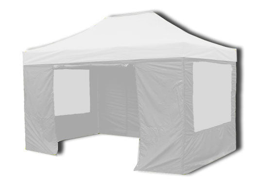 3m x 4.5m Trader-Max 30 Instant Shelter Sidewalls Silver Main Image