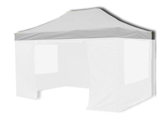 3m x 4.5m Trader-Max 30 Instant Shelter Replacement Canopy Silver Main Image