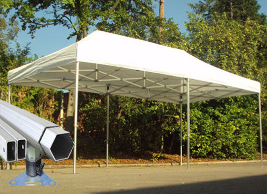 5m x 2.5m Extreme 40 Instant Shelter White Image 2