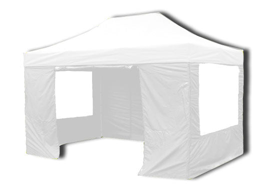 3m x 4.5m Trader-Max 30 Instant Shelter Sidewalls White Main Image